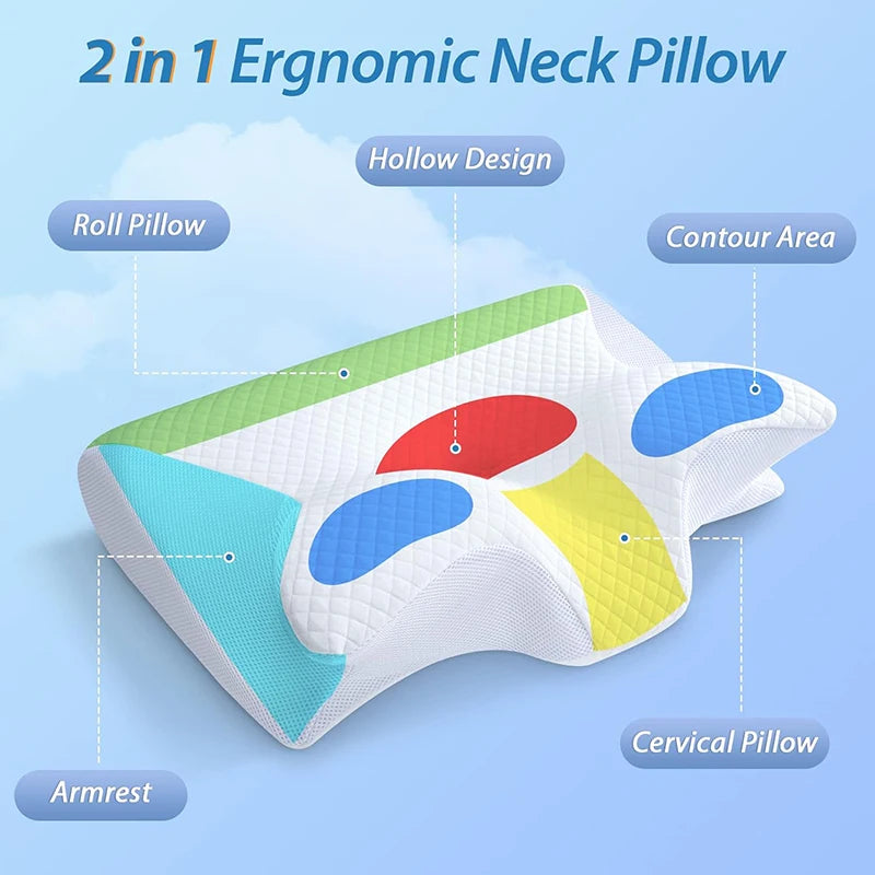 AlignaRest Ergonomic Neck Pillow