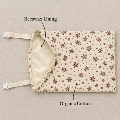 100% Handmade Organic Cotton & Beeswax Bread Bags