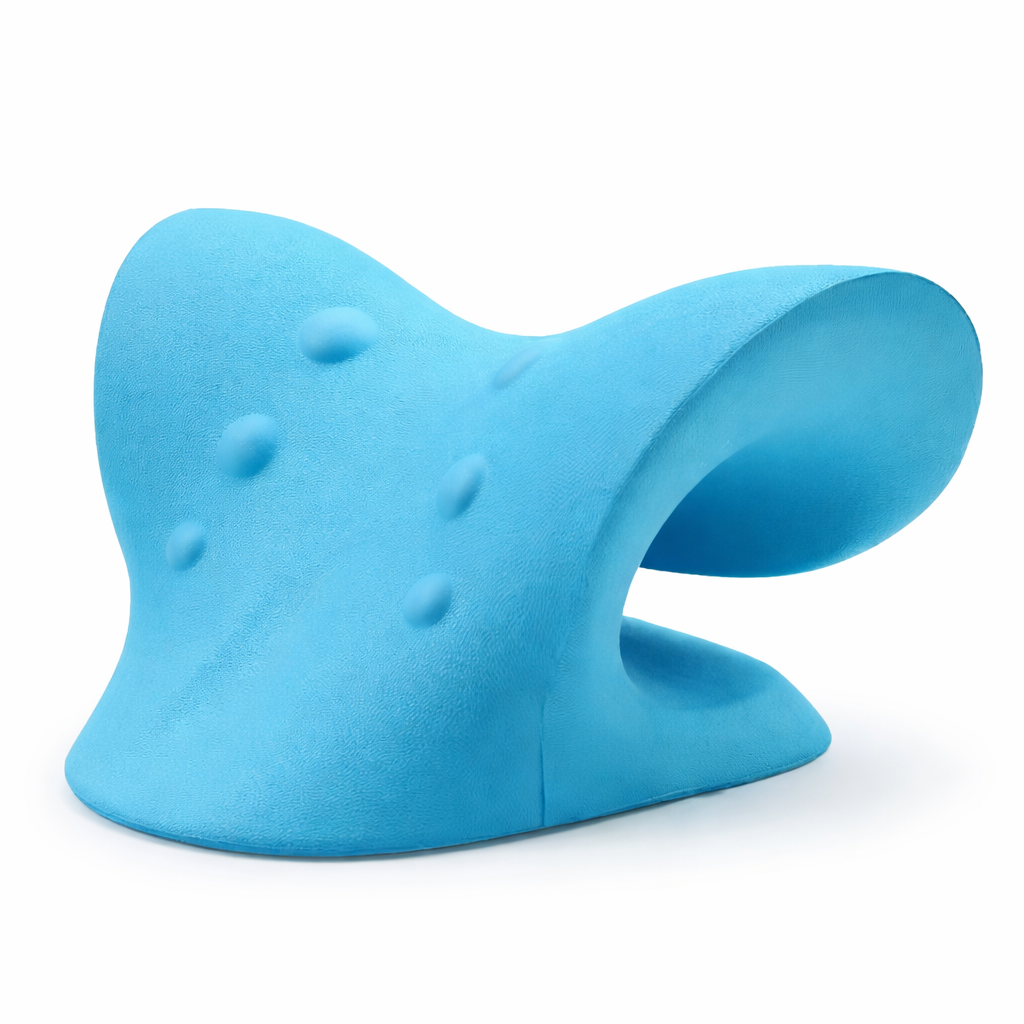 AlignaRest Cervical Traction Pillow – Neck Pain Relief & Spinal Alignment Support