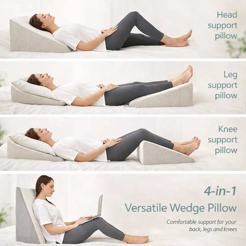 AlignaRest Bedside Wedge Pillow