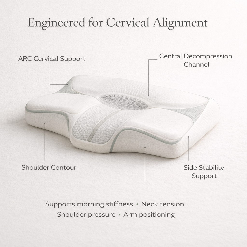 AlignaRest Ergonomic Neck Pillow