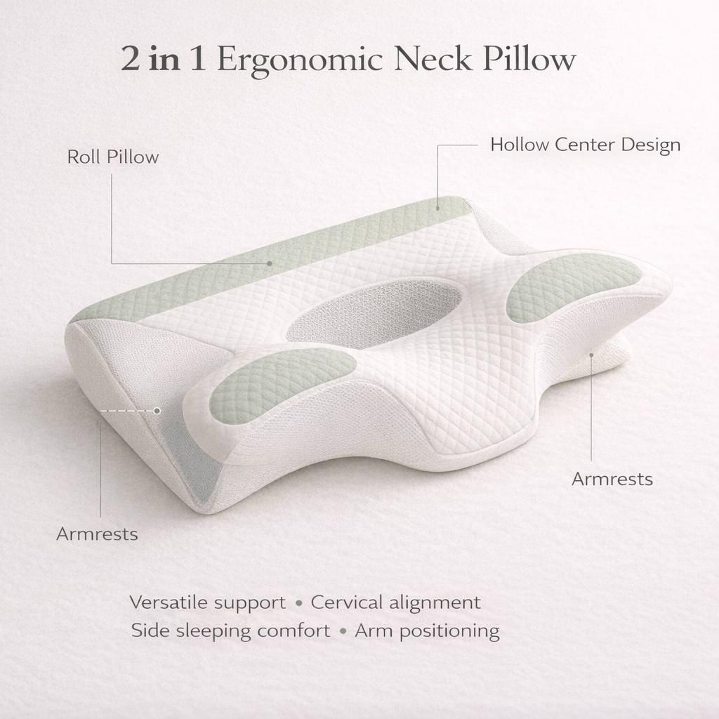 AlignaRest Ergonomic Neck Pillow
