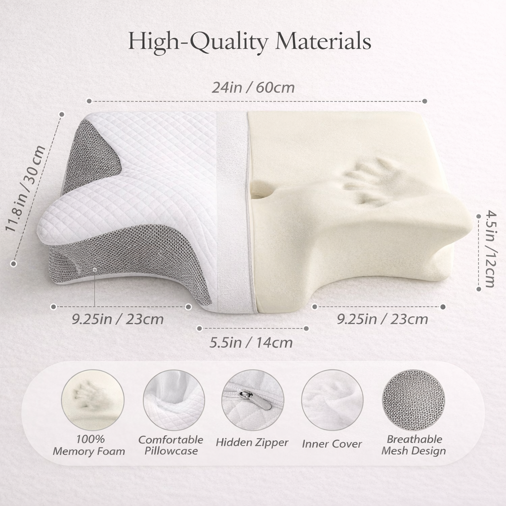 AlignaRest Ergonomic Neck Pillow