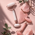 AlignaRest Facial Sculpting Set (Gua Sha + Massage Roller)