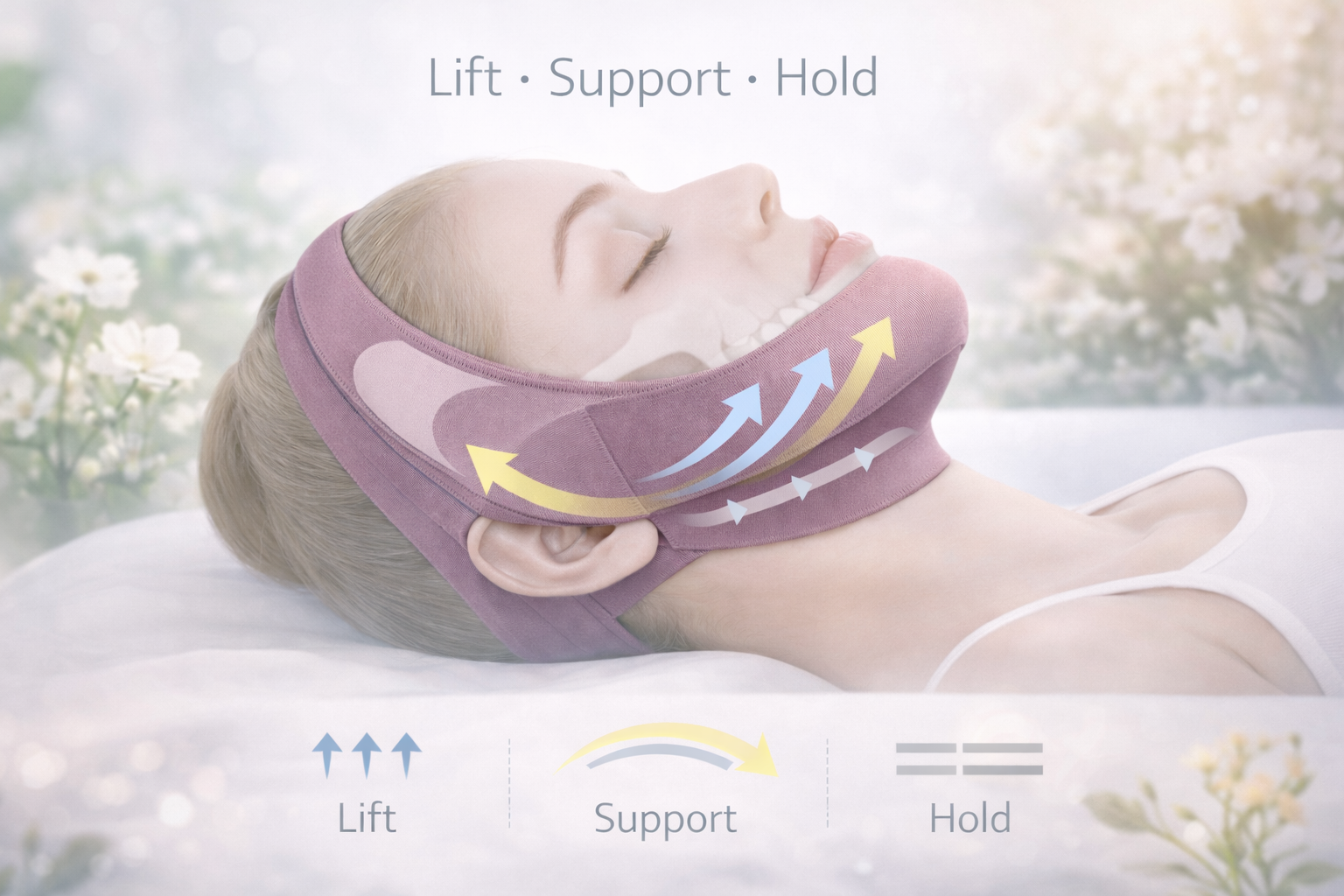 AlignaRest Jaw Support Strap